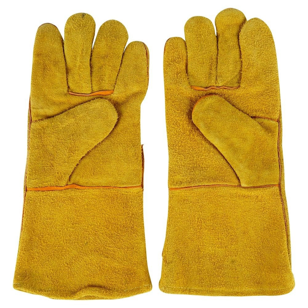 Leather grill gloves - safe and comfortable for grilling