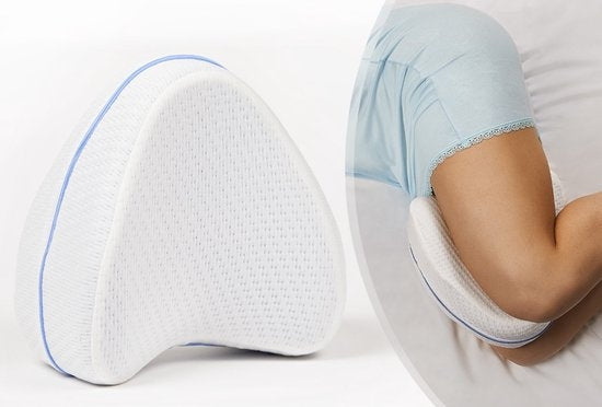 Leg Pillow for Side Sleepers – 28x24cm, Ventilated Foam
