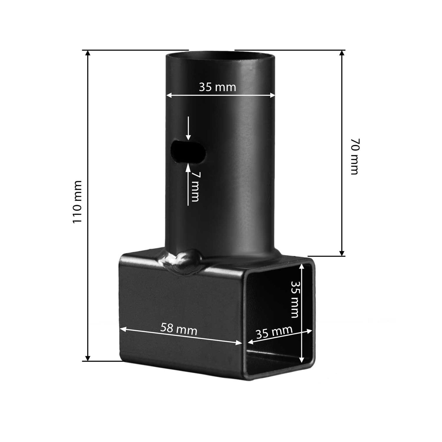 Leg attachment T for trampoline Neo-sport 15 ft, 1 pc