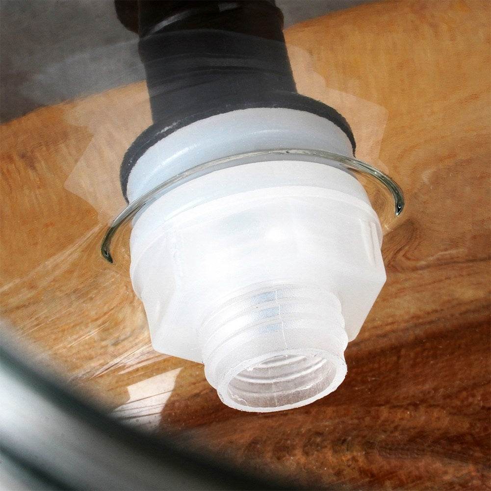 Lemonade jar with lid, faucet and stand - protects against insects
