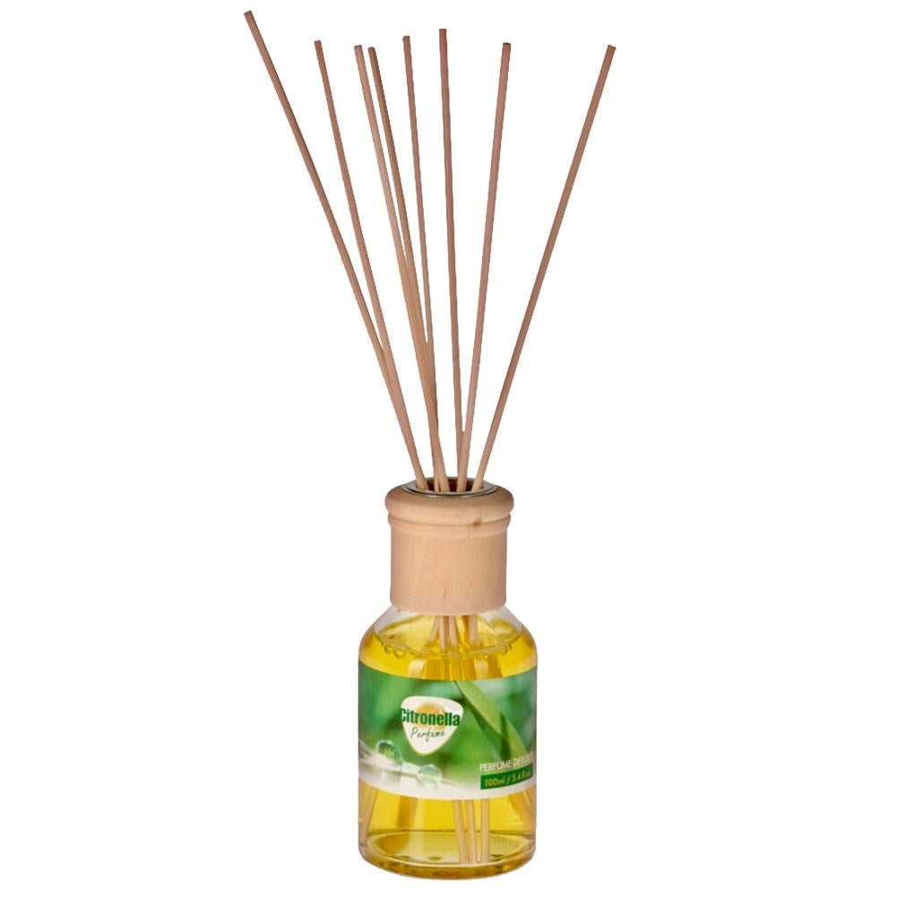 Lemon scented diffuser with sticks - Decorative air freshener