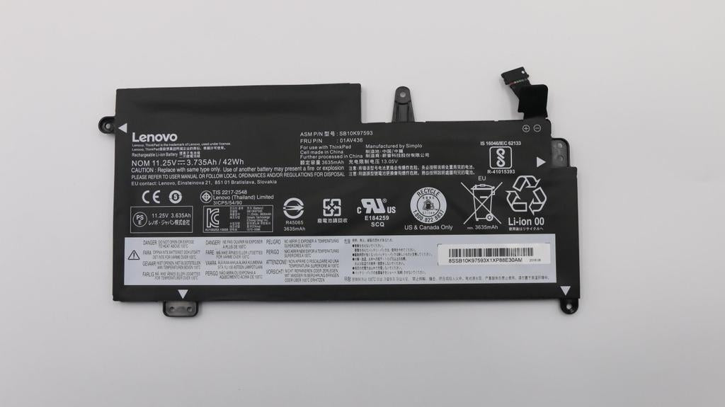 Lenovo Battery (Internal) 3c, 42Wh, LiIon, SMP