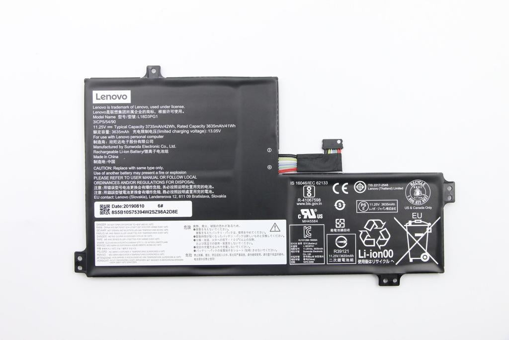 Lenovo Battery SD/C L18D3PG1, 11.25V, 42Wh, 3cell