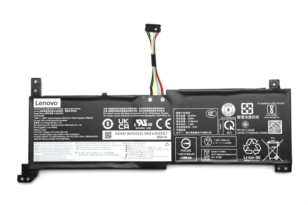 Lenovo Laptop Battery 2C 38Wh 7.68V L20L2PF0 LG/L