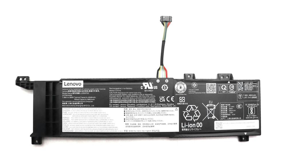 Lenovo Laptop Battery 2C 38Wh 7.68V L22B2PG2 BYD/B