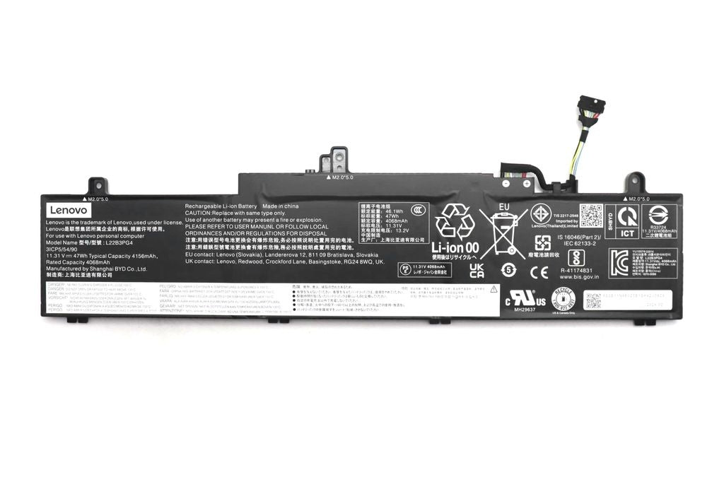 Lenovo Laptop Battery 3C 47Wh 11.31V L22B3PG4 BYD/B