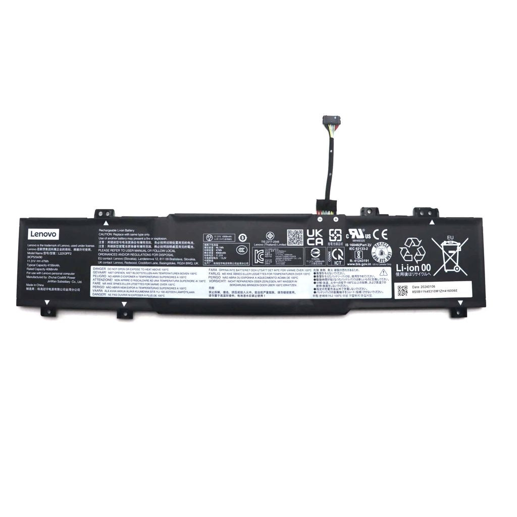 Lenovo Laptop Battery 3C 47Wh 11.31V L22X3PF2 CM/C