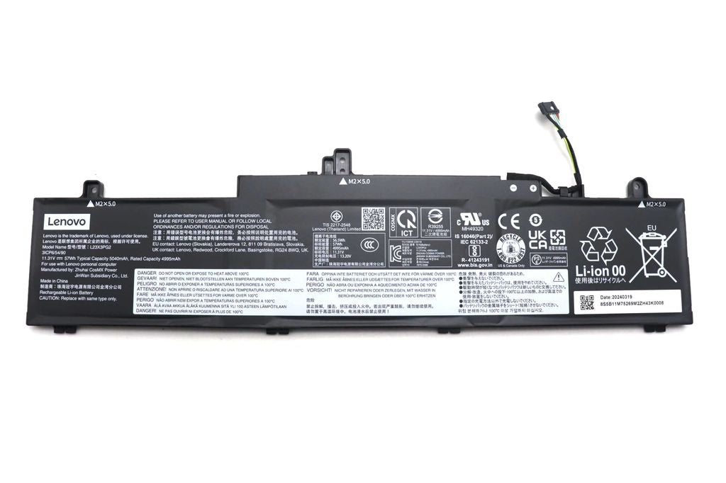 Lenovo Laptop Battery 3C 57Wh 11.31V L23X3PG2 CM/C
