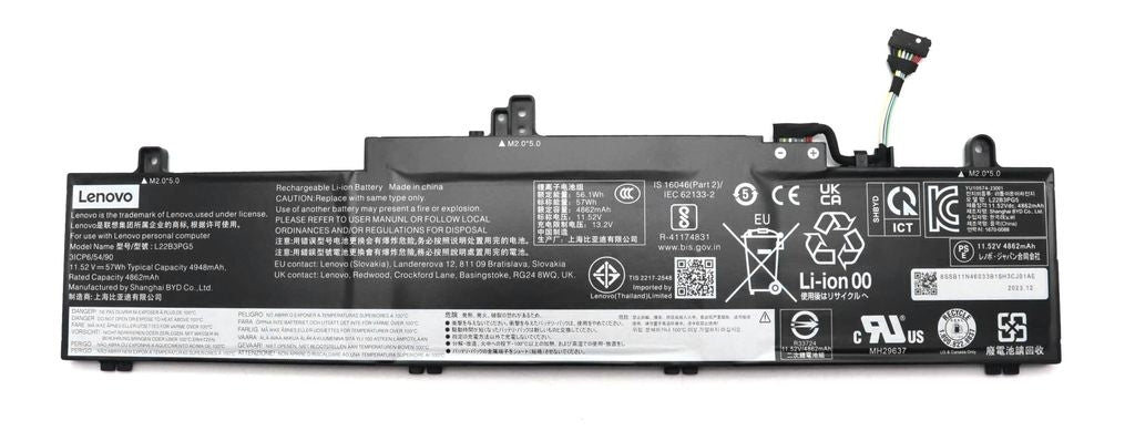 Lenovo Laptop Battery 3C 57Wh 11.52V L22B3PG5 BYD/B