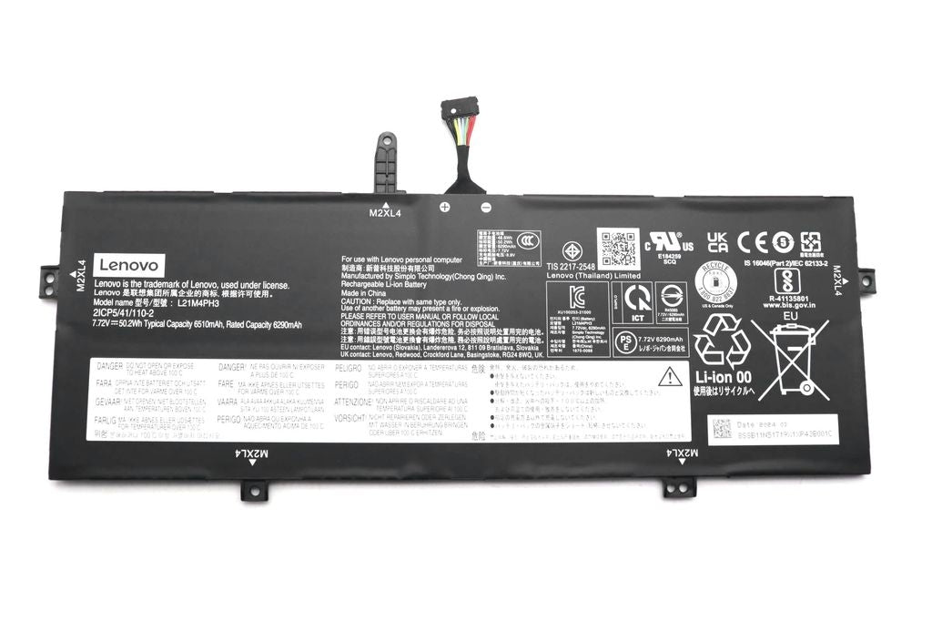 Lenovo Laptop Battery 4C 50.2Wh 7.72V L21M4PH3 SP/A