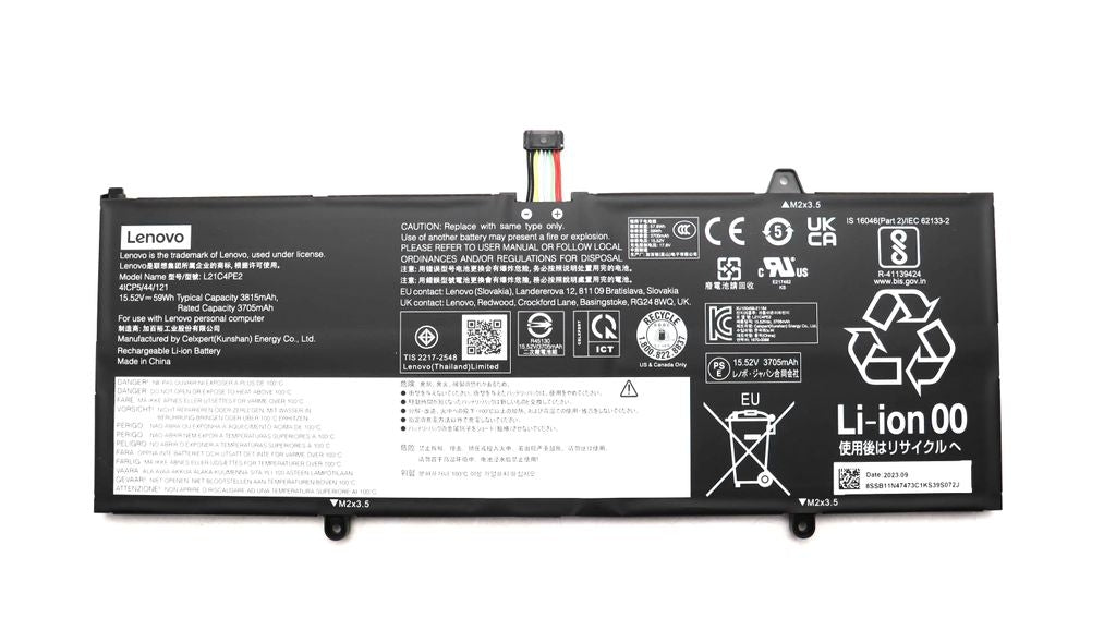 Lenovo Laptop Battery 4C 59Wh 15.52V L21C4PE2 CP/C