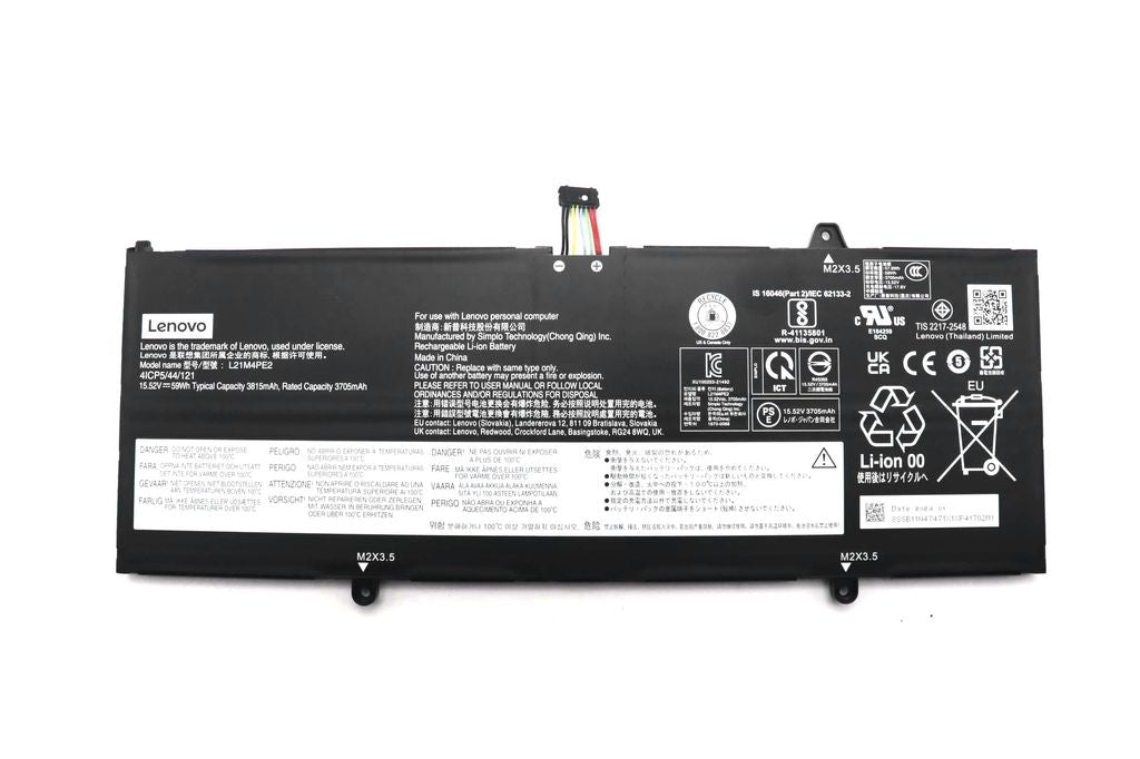 Lenovo Laptop Battery 4C 59Wh 15.52V L21M4PE2 SP/B
