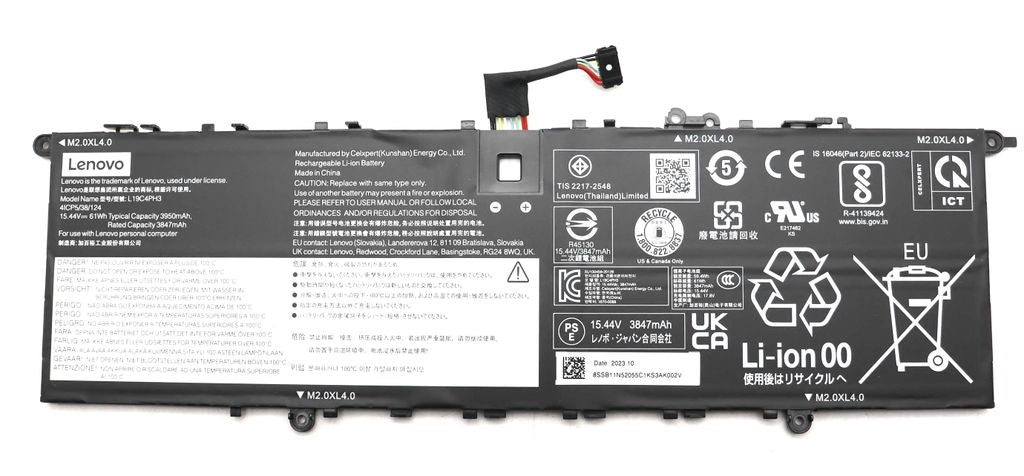 Lenovo Laptop Battery 4C 61Wh 15.44V L19C4PH3 CP/B