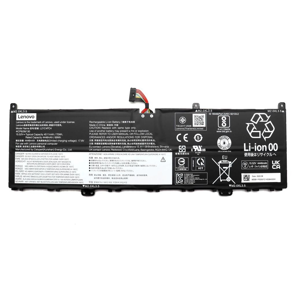 Lenovo Laptop Battery 4C 70Wh 15.52V L21C4PC4 CP/B
