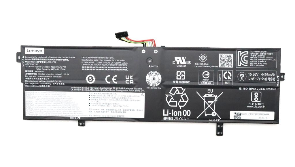 Lenovo Laptop Battery 4C 71Wh 15.36V L21B4PE2 BYD