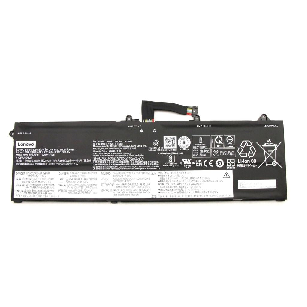 Lenovo Laptop Battery 4C 71Wh 15.36V L21M4PD8 SP/A