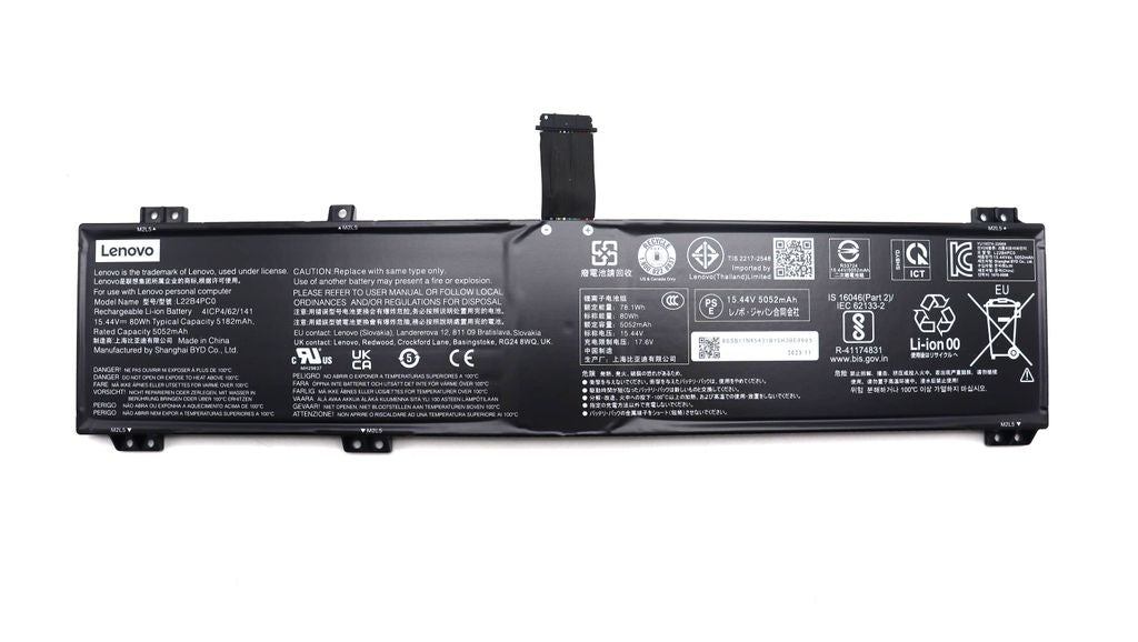 Lenovo Laptop Battery 4C 80Wh 15.44V L22B4PC0 BYD/B