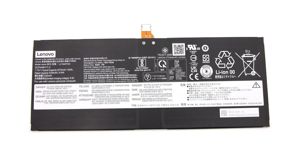 Lenovo Laptop Battery 7C Gen1 SP/A L21M4PG0 7.72V 42Wh 4C