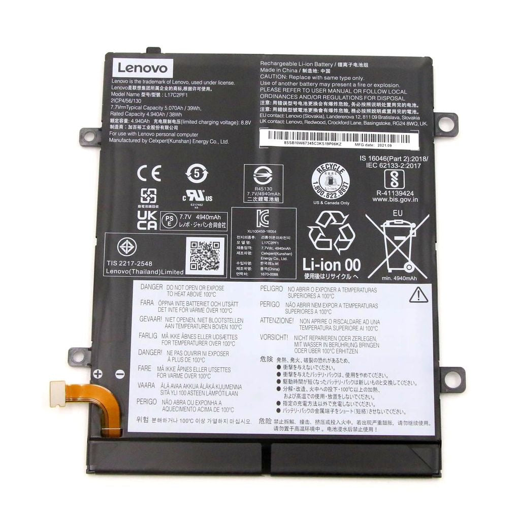 Lenovo Laptop Battery Miix330 CP/C L17C2PF1 7.7V 39Wh 2C bty