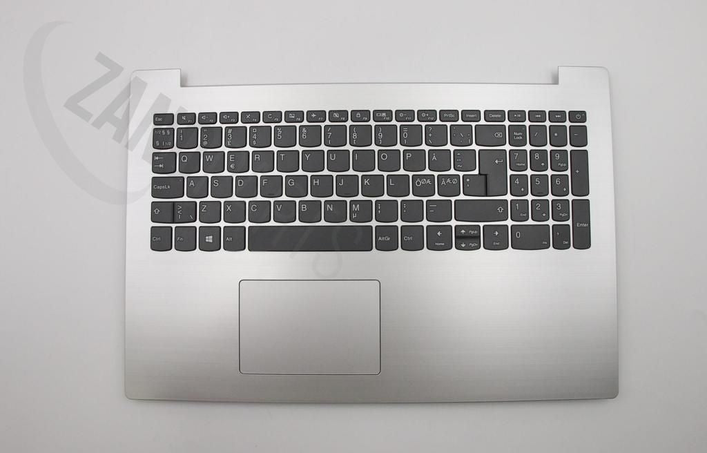 Lenovo Upper Case Assembly with Keyboard L81DC Nordic