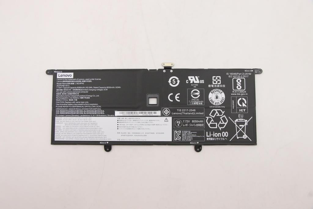 Lenovo Yoga Slim 9-14 Battery (Internal) CP/C L19C4PH0, 7.72V, 63.5Wh, 4 cell