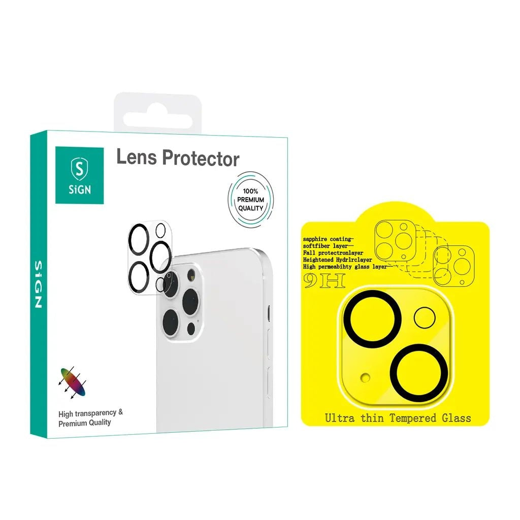 Lens protection in Tempered Glass for iPhone 15 & iPhone 15 Plus