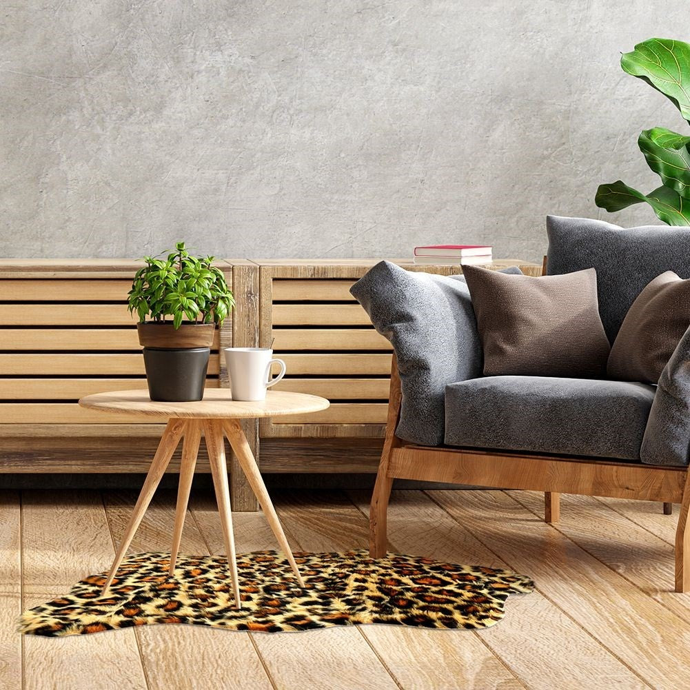 Leopard pattern carpet - soft, comfortable and trendy