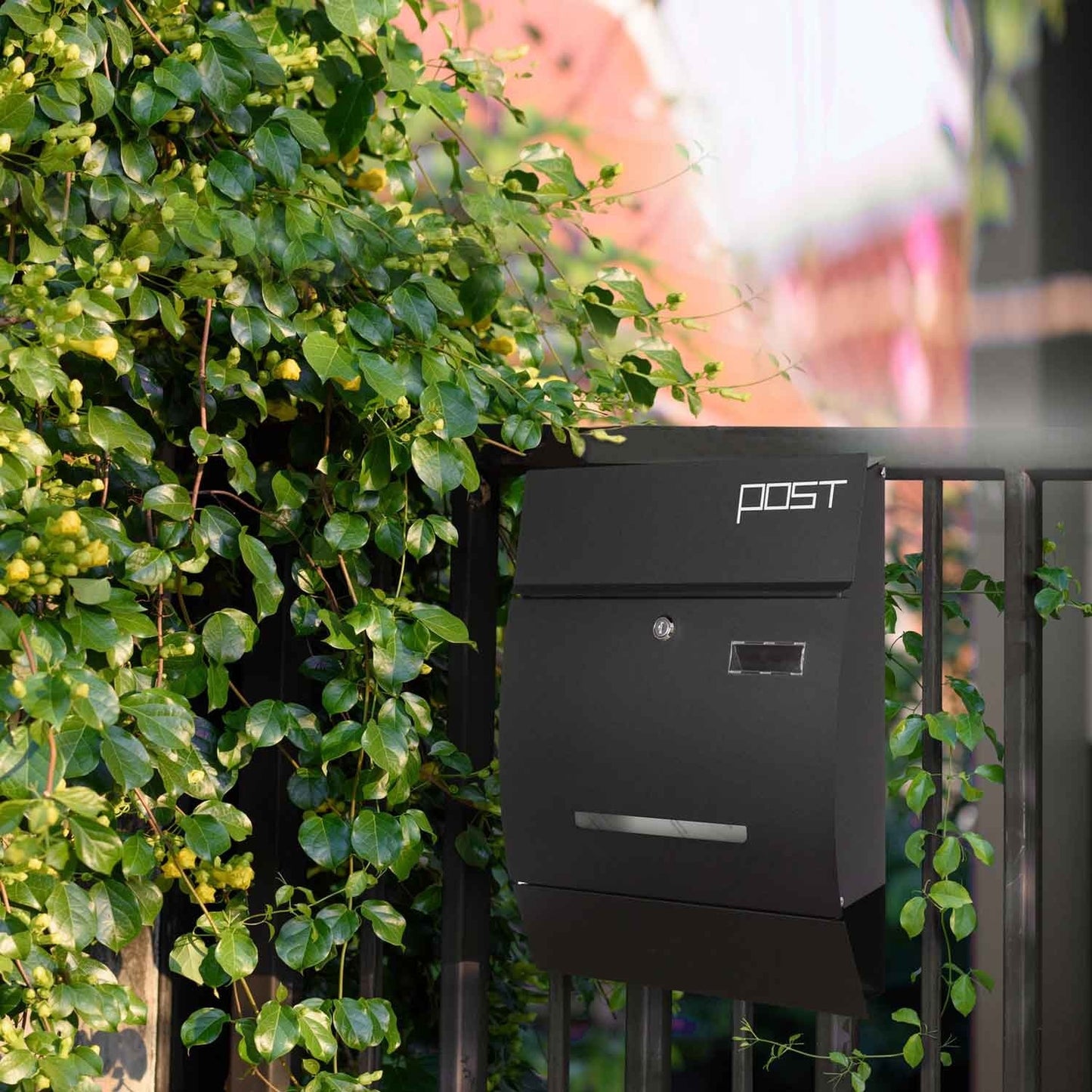 Letter box 35x45x10cm black 4994