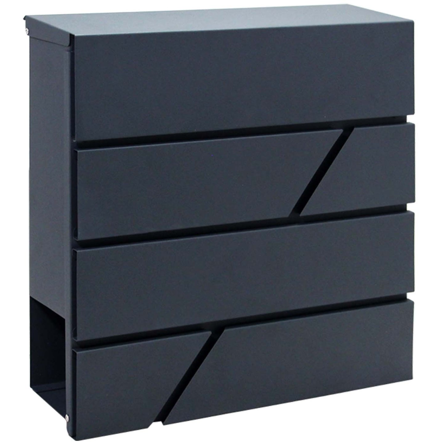 Letter box 37x37x10cm anthracite 4991