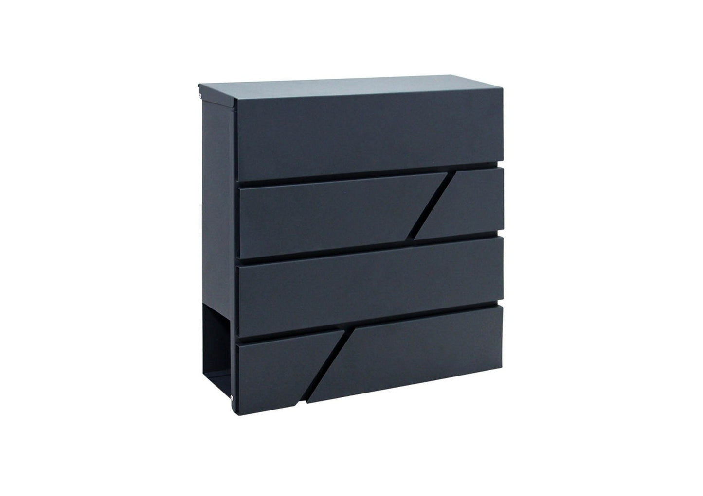 Letter box 37x37x10cm anthracite 4991