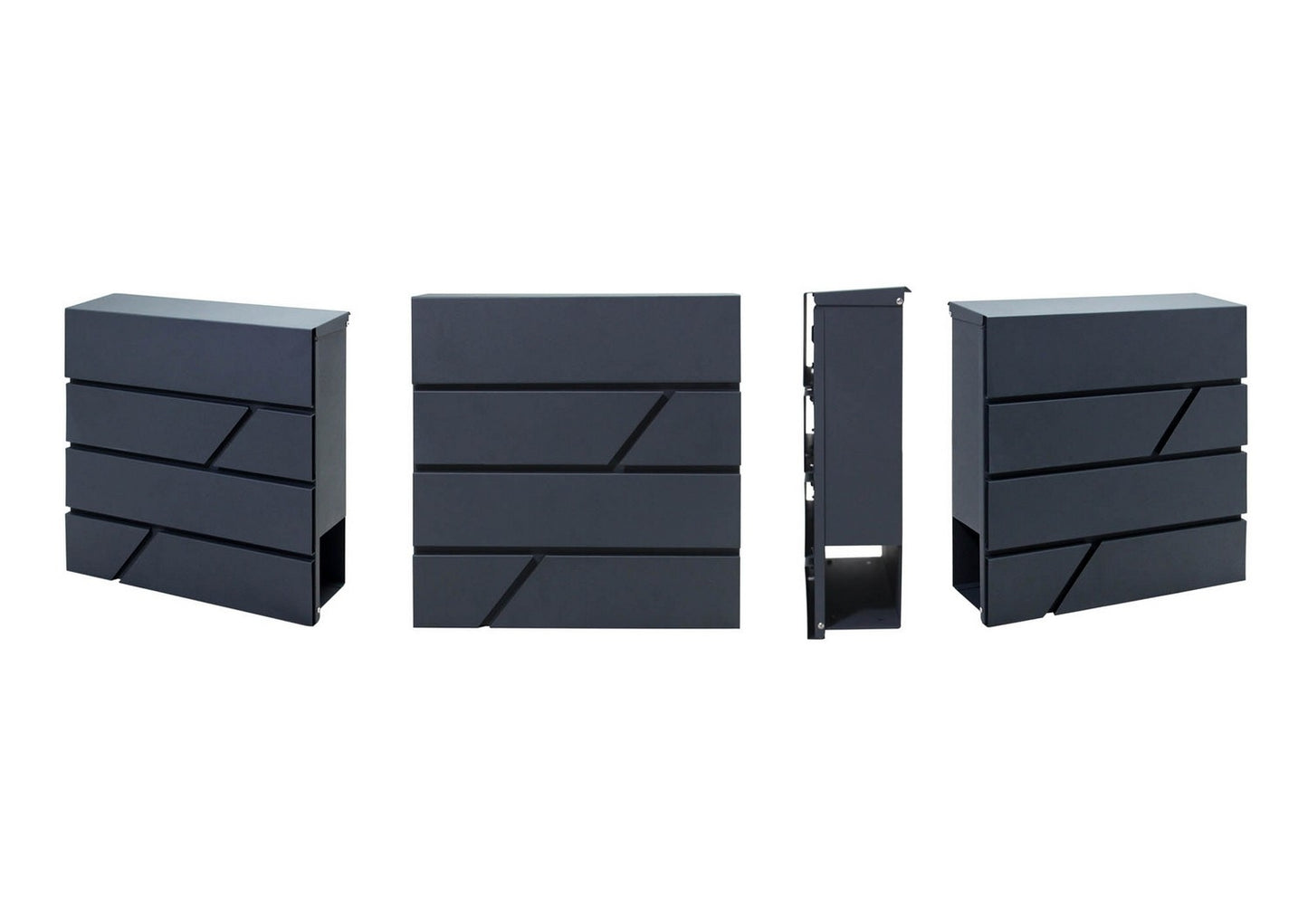 Letter box 37x37x10cm anthracite 4991