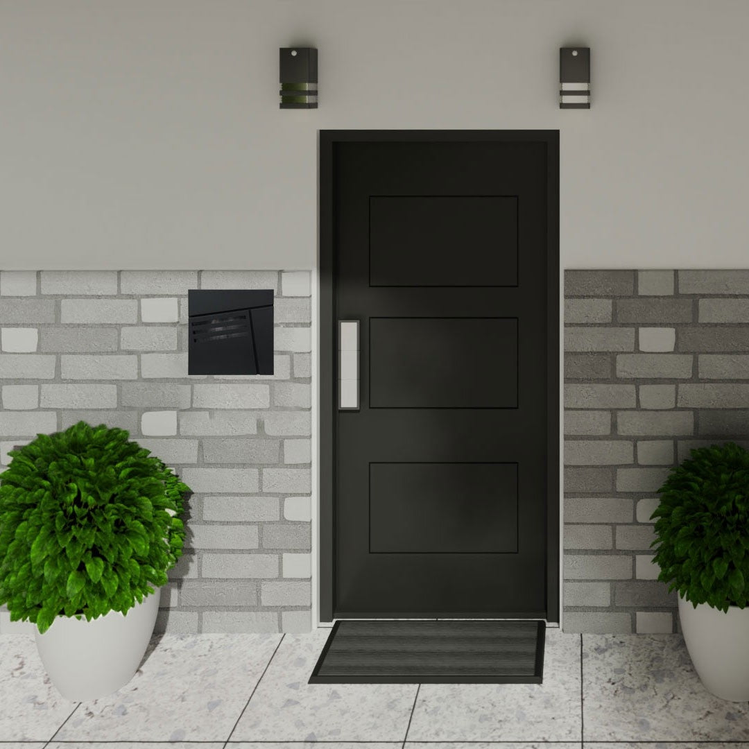 Letter box 37x37x10cm anthracite 4996
