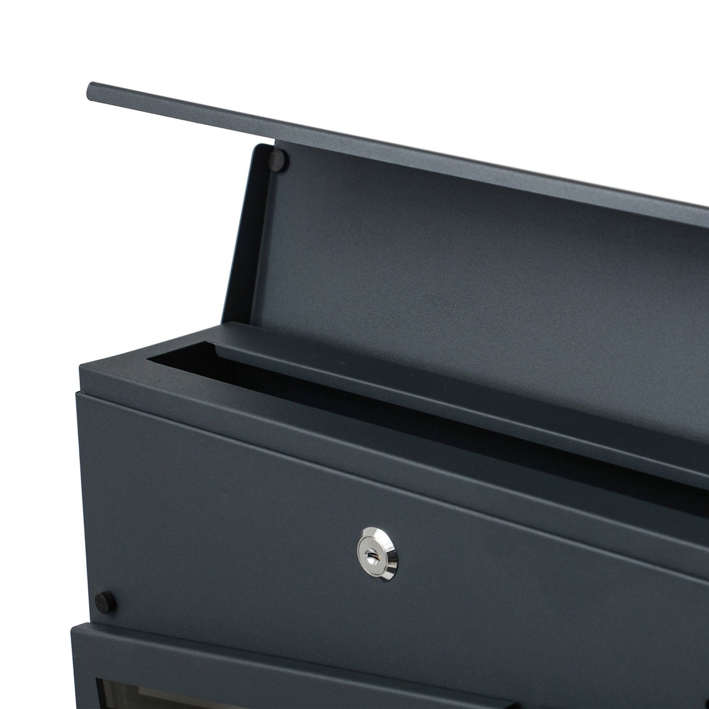 Letter box 37x37x10cm anthracite 4996
