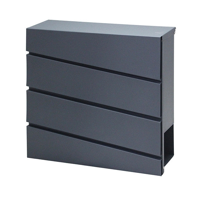 Letter box, galvanized steel, anthracite