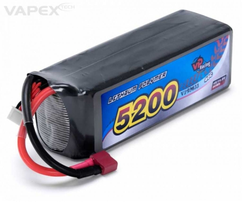 Li-Po Battery 4S 14.8V 5200mAh 40C T-connector