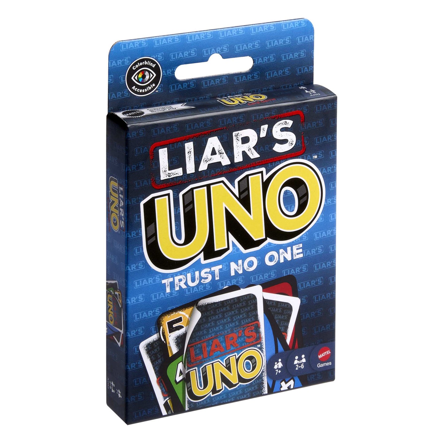 Liar's UNO Card Game, 112 Cards, Ages 7+, 2-10 Players