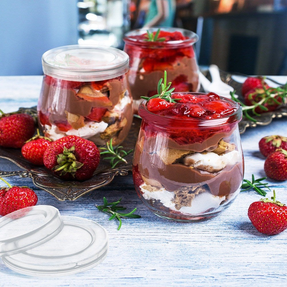 Lid for yogurt jar 5.5 cm 12 pcs.