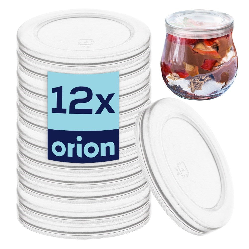 Lid for yogurt jar 5.5 cm 12 pcs.