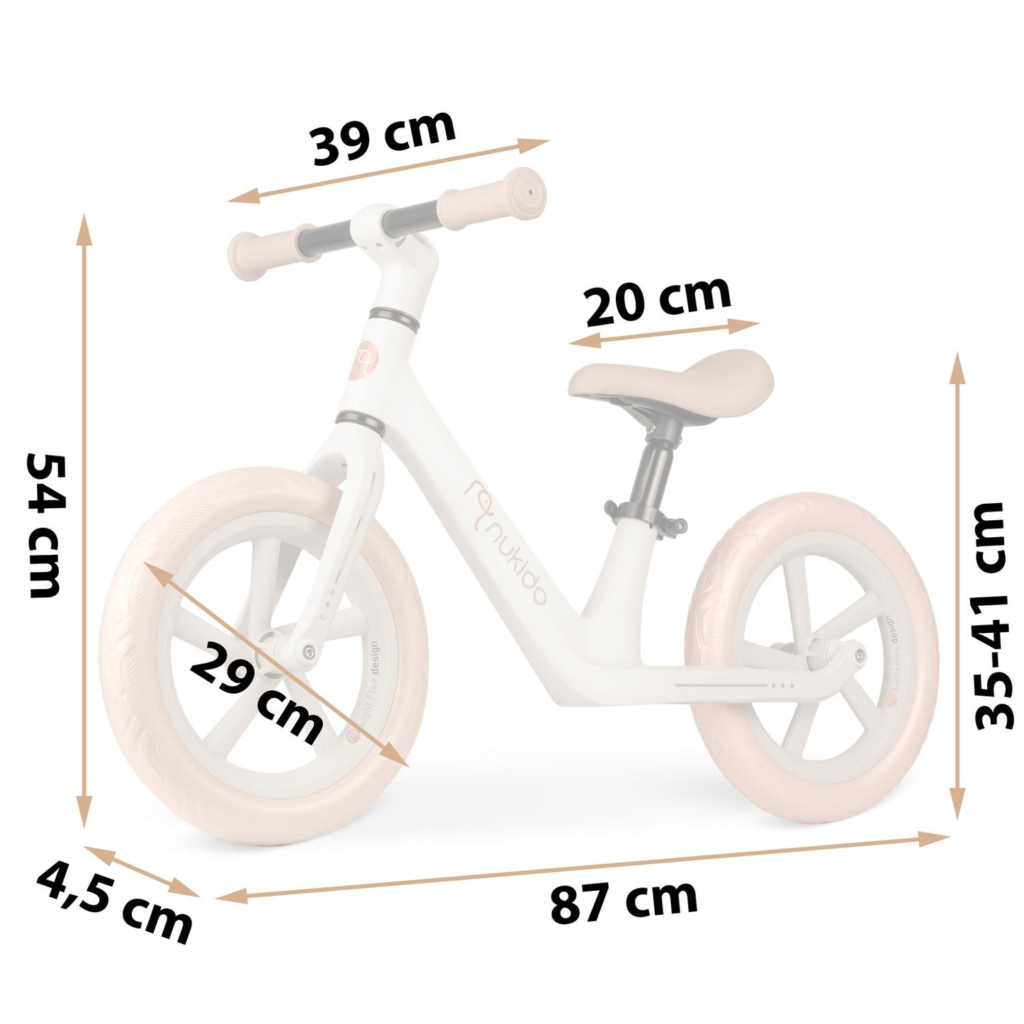 Light Flee Nukido balance bike for children