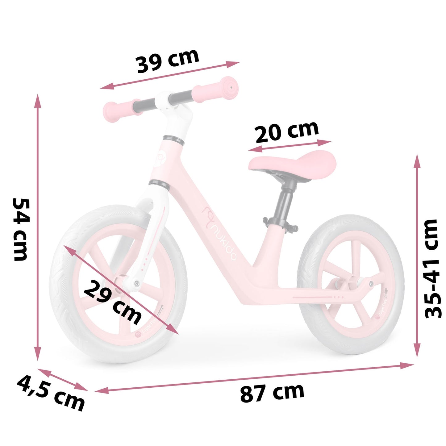 Light Flee Nukido balance bike for children