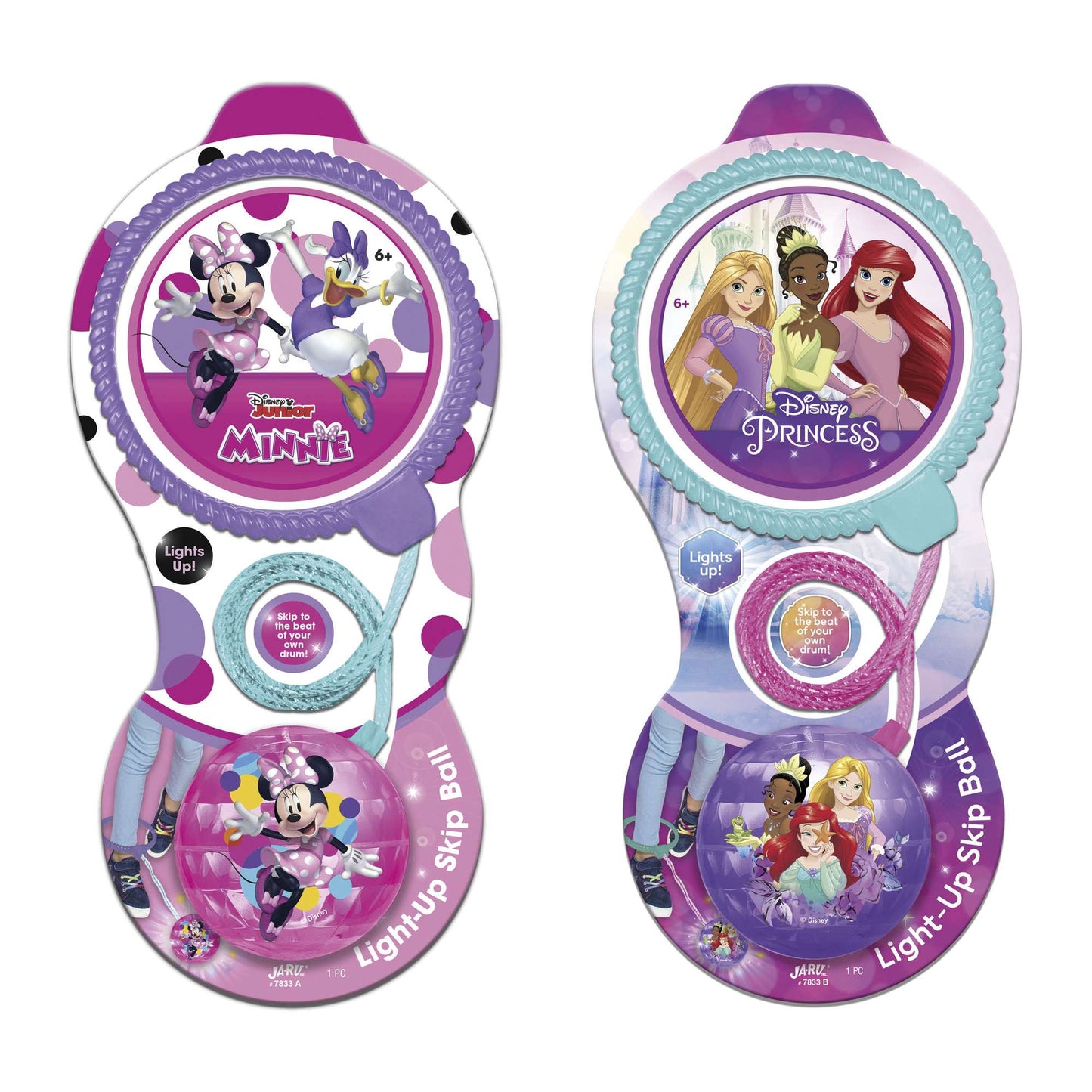 Light-Up Disney Ankle Skip Ball with Batteries