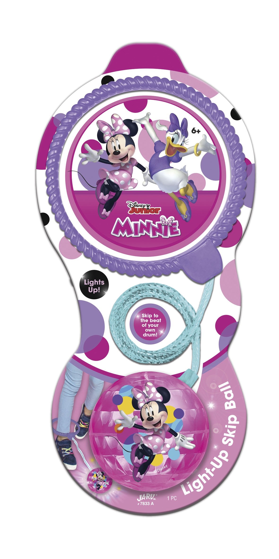 Light-Up Disney Ankle Skip Ball with Batteries