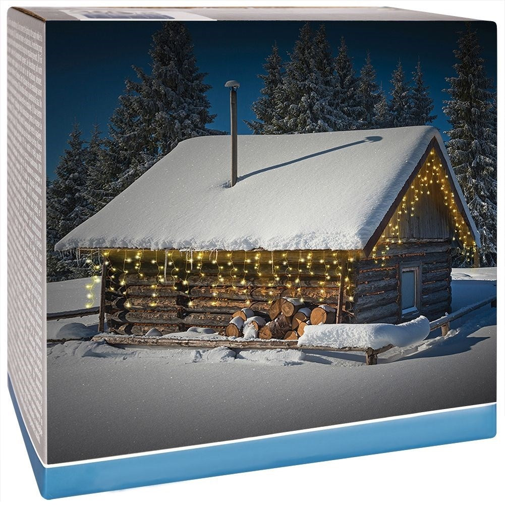 Light curtain with 360 LEDs for a magical Christmas atmosphere