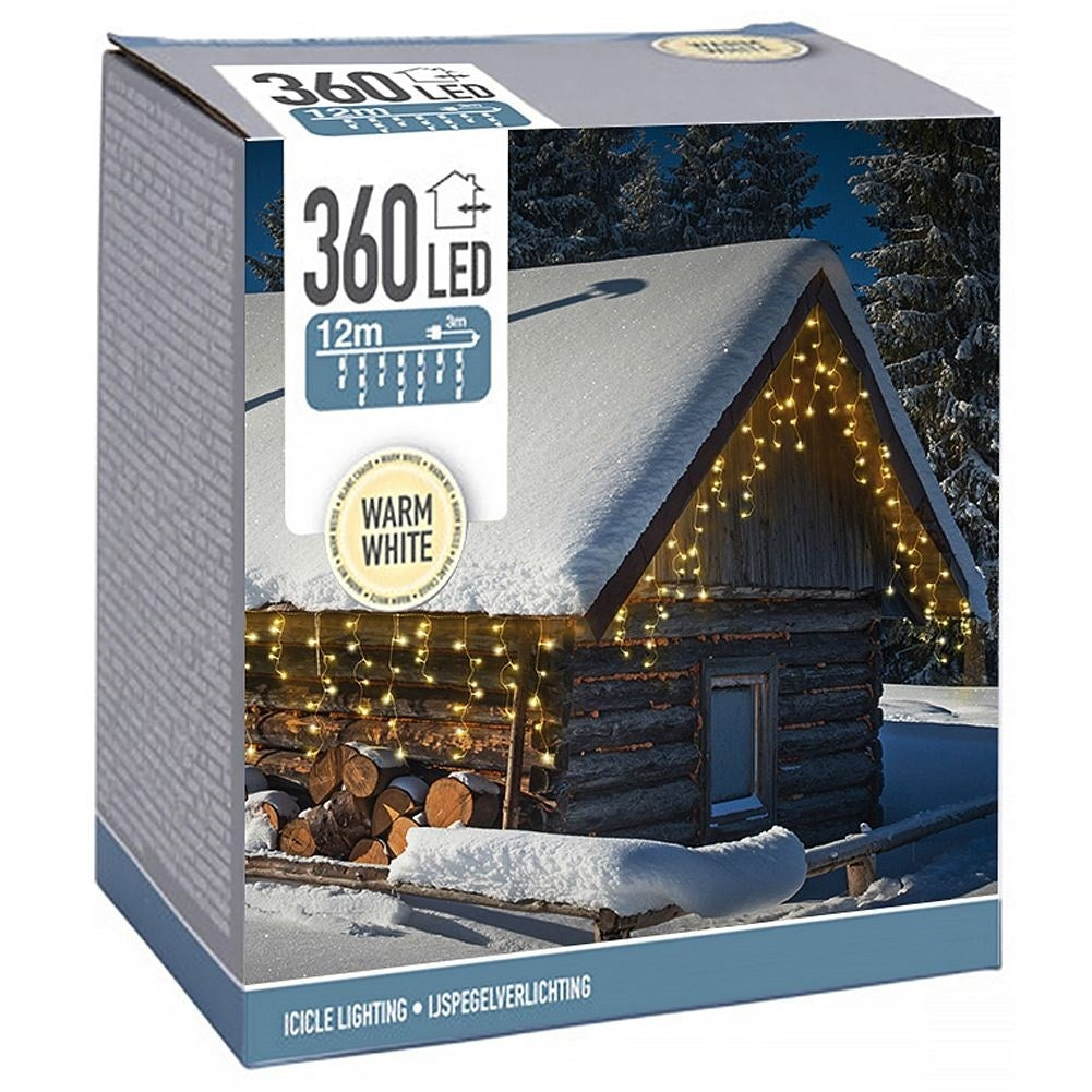 Light curtain with 360 LEDs for a magical Christmas atmosphere