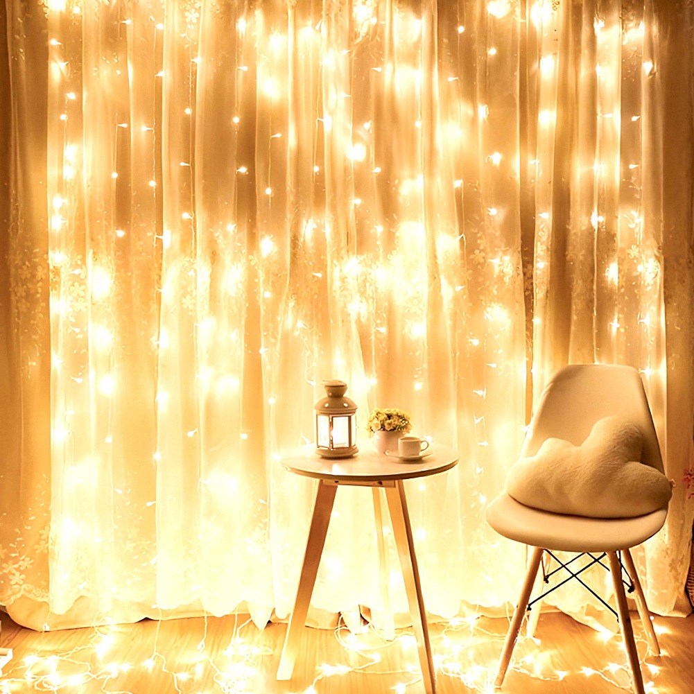 Light curtain with remote control 300 LED 3 m