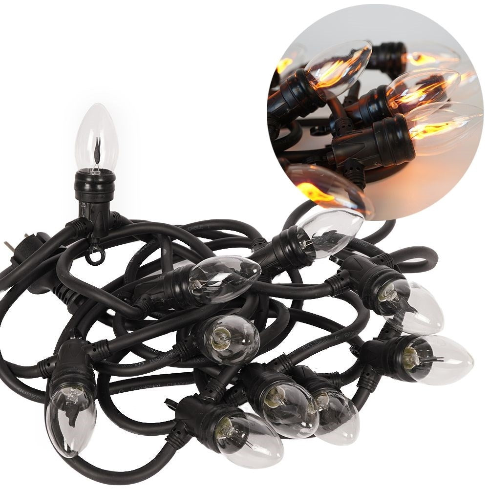 Light loop with movable low power for indoor/outdoor use