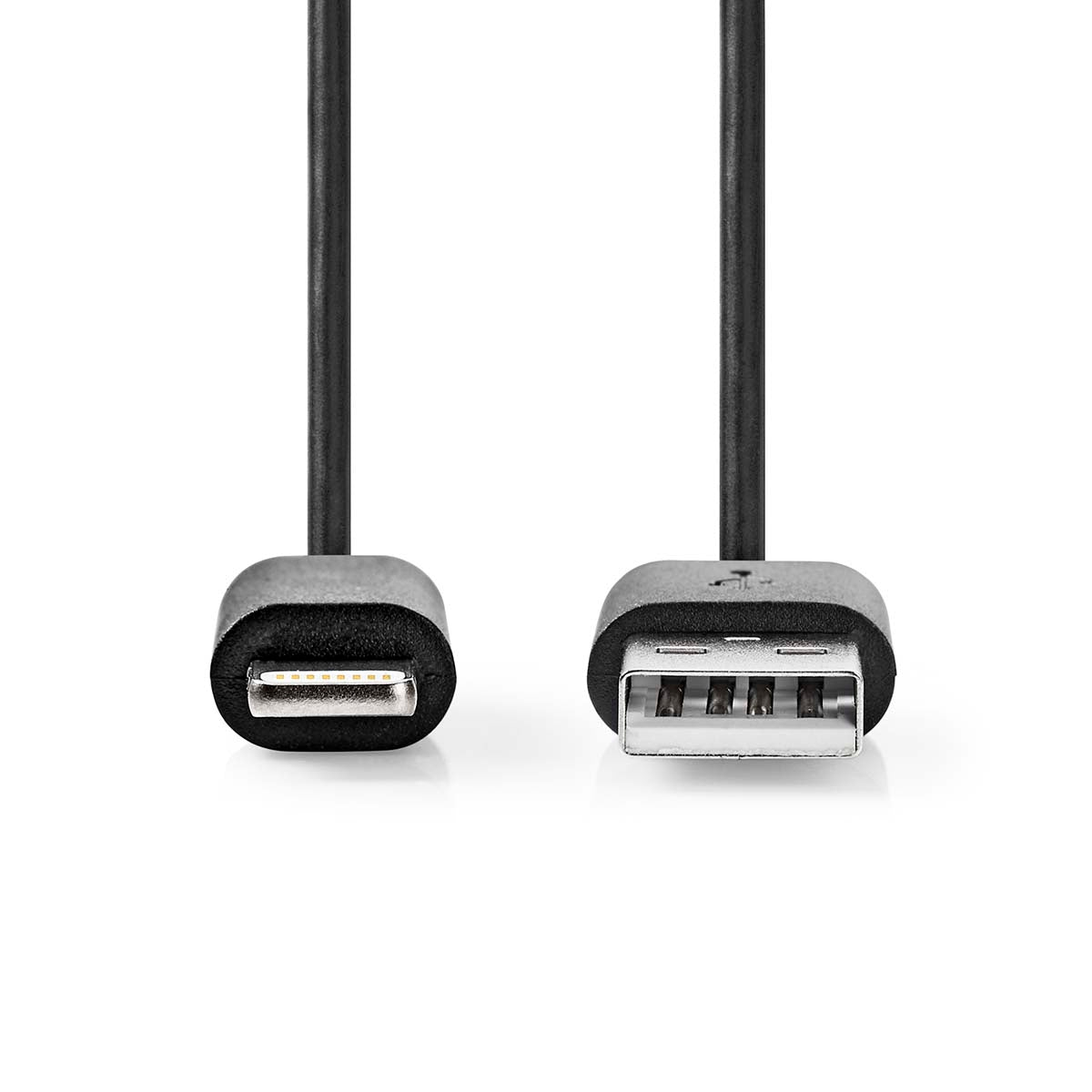 Lightning Cable | USB 2.0 | Apple Lightning, 8-pin | USB-A Male | 480 Mbps | Nickel Plated | 1.00 m | Round | PVC | Black | Box