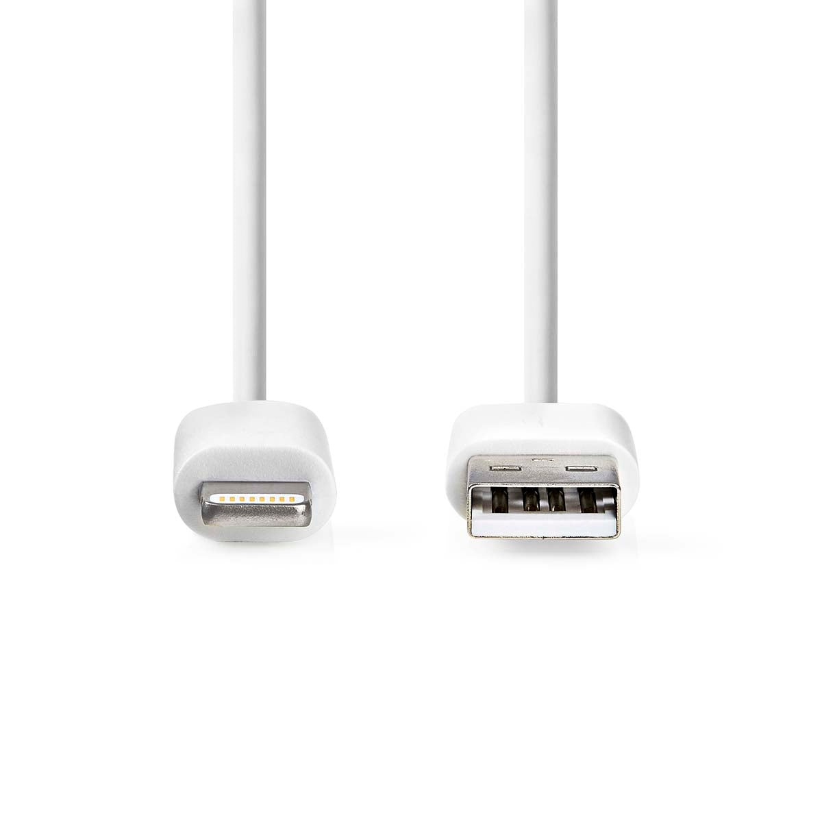 Lightning Cable | USB 2.0 | Apple Lightning, 8-pin | USB-A Male | 480 Mbps | Nickel Plated | 1.00 m | Round | PVC | White | Box