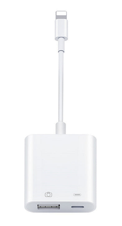 Lightning & USB Camera Adapter 5V, 1A - White