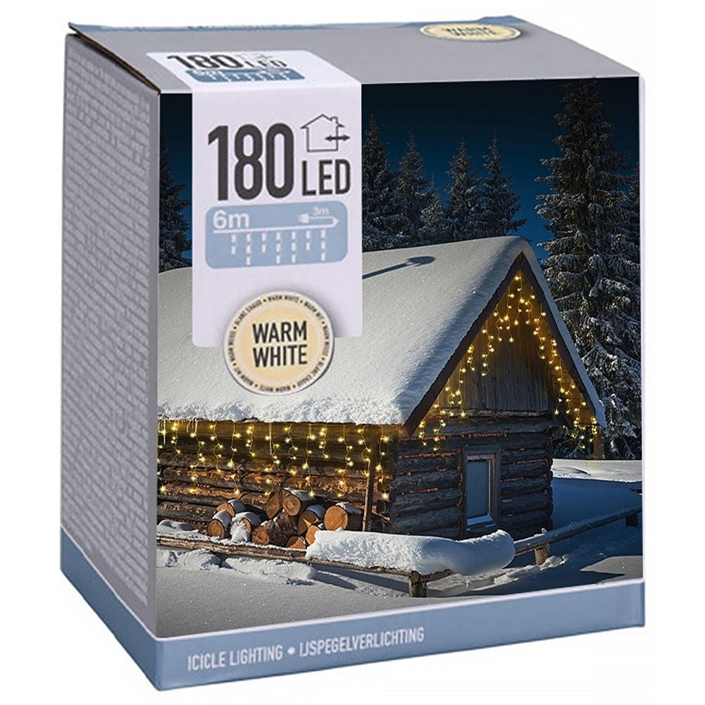 Light string 180 LED: Perfect for Christmas, inside & out